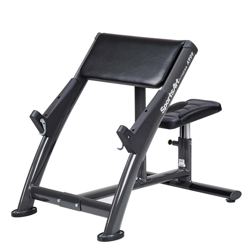 A999 Preacher Curl Bench - SportsArt